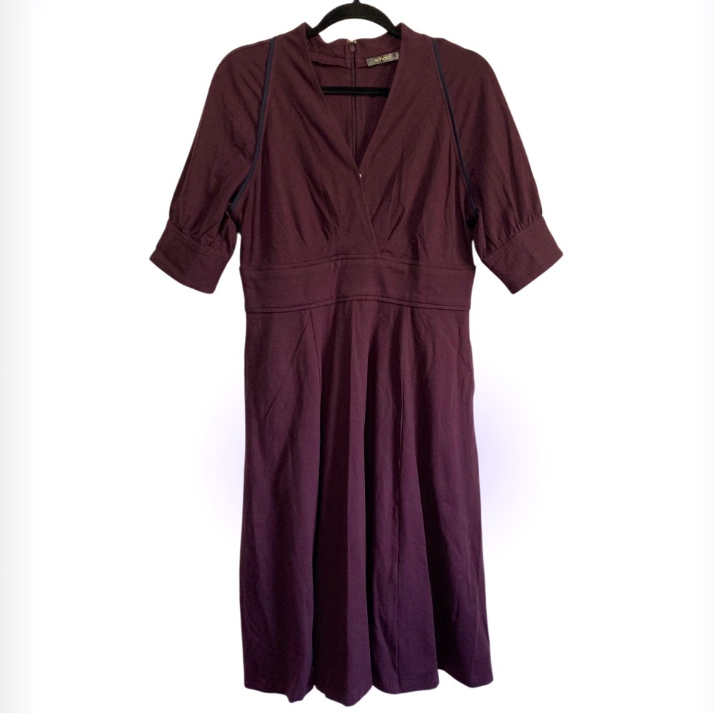 eShakti Faux Wrap Dress